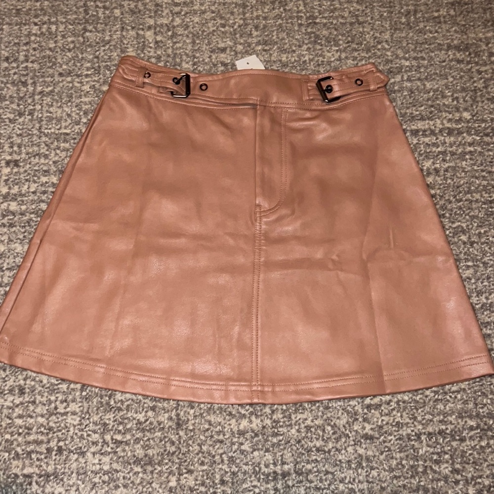 LF private label Mika and Gala tam began leather skirt.